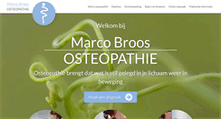 Desktop Screenshot of broos-osteopathie.nl