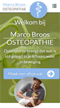 Mobile Screenshot of broos-osteopathie.nl